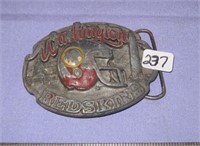 Vintage Washington Redskins Metal Belt Buckle