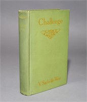 Sackville-West.  Challenge.  1923, 1st Ed.
