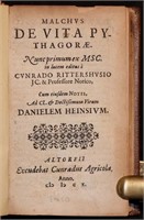 [Philosophy, Life of Pythagoras, 1610]