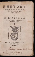 Cicero.  Rhetoricorum, 1546
