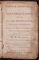 [Aesop's Fables, Early American Imprint, 1787]