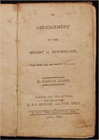 Adams' History of New-England, 1805