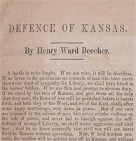 [Anti-Slavery, Kansas,  Henry Ward Beecher]