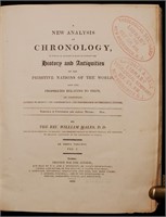 New Analysis of Chronology, 1809-12