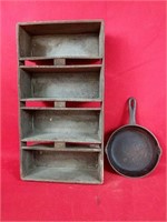 Vintage Commercial Bread Loaf Pan & Cast Iron
