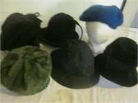 Lot of 7 womens hats
