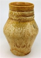 STONE VASE SIGNED GLENCROFT E8