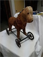 Antique horse pull toy