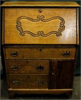 Furniture Antique Oak Secretary’s Desk