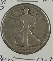 1929-S Walking Liberty Half Dollar Semi Key Date