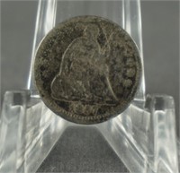 1857 Seated Liberty Silver Half Dime