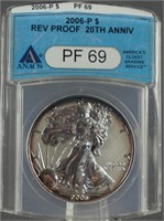 2006-P Silver Eagle Reverse Proof ANACS PF 69