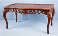 French Style 1940s Coffee Table W/ Shell Design
