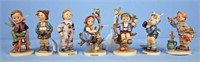 Seven Hummel Figurines - The Artist, Little Tailor