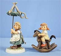 Two Hummel Figurines May Dance & Cowboy Corral