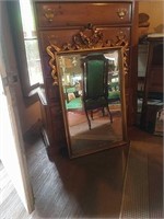 Gold gilded Beveled Mirror