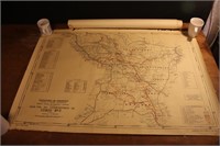Maps of Columbia and Peru