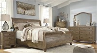 Ashley b659 5 pc King Sleigh Bedroom Suite
