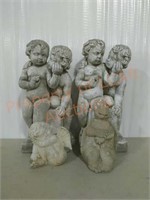 Assorted Cement Statues
