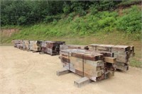 Bundle of guard rail posts & blocks