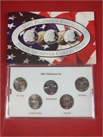 2001 Platinum Edition State Quarter Set