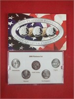 2000 Platinum Edition State Quarter Set