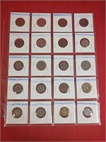 Twenty Foreign Coin Lot