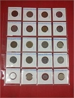 Twenty Foreign Coins