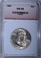 1960 FRANKLIN HALF DOLLAR WHSG