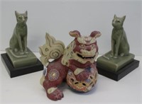 Japanese ceramic Lion Dog figure