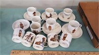 Porcelain Cups And Saucers