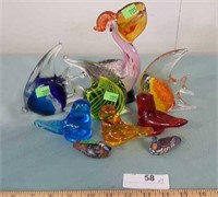 Grouping Of 9 Paperweights