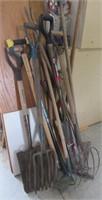 Large Lot of Misc. Garden Tools