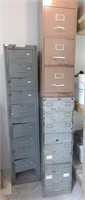 Lot of Misc. File Cabinets as Found