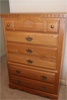 Oak 6 drawer dresser