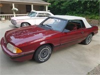1987 FORD MUSTANG LX CONVERTIBLE –
