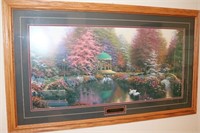 Oak framed wall picture
