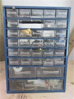 Multi Storage Bin with Contents as Found