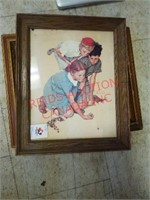 Rockwell picture and frame