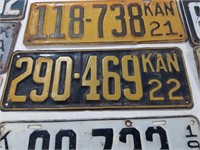 1922 Kansas License plate