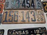 1928 Kansas License plate