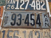 1927 Kansas License plate