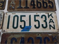 1918 Kansas License plate