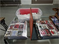 Large lot of race sports cards