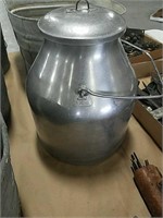 DeLaval stainless steel milk can
