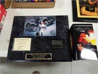 Dale earnhardt collector set and wall plaque