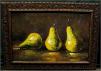 Art Fruit Framed Still Life Pears
