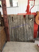 Wood barn door