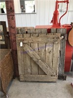 Wood barn door