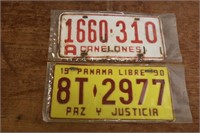 Central American License Plates